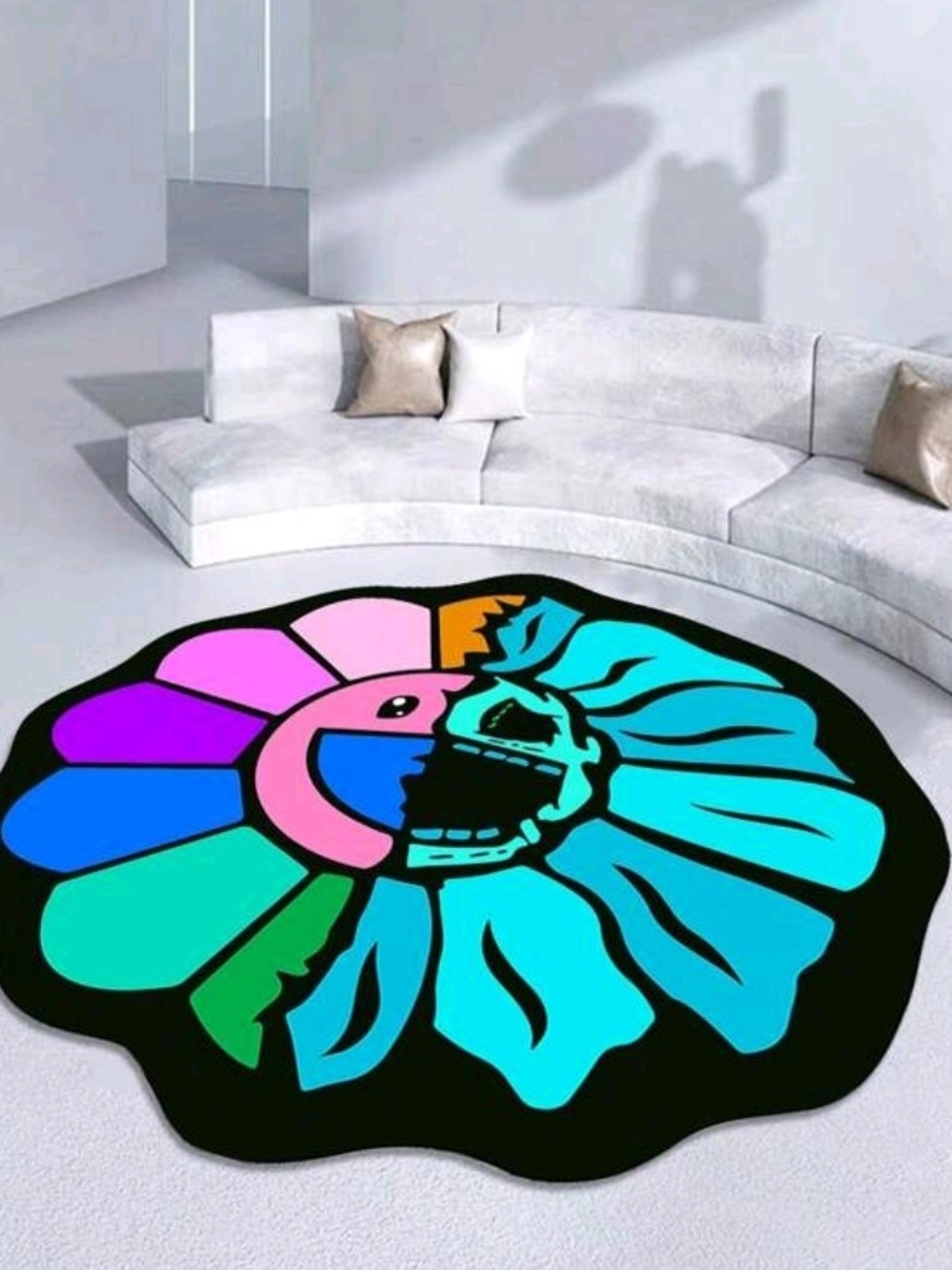 BRAND NEW- COLORFUL RUG - Picture 2 of 6